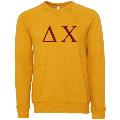 Delta Chi Lettered Crewneck Sweatshirts