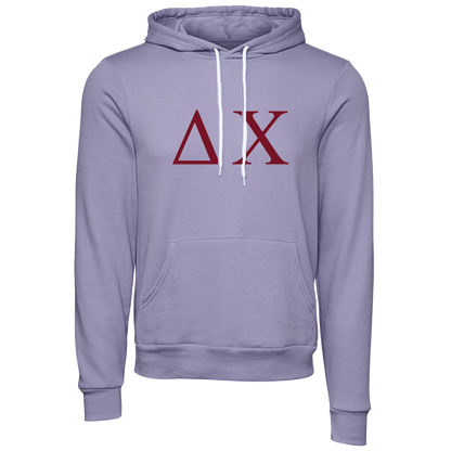 Delta Chi Lettered Hooded Sweatshirts