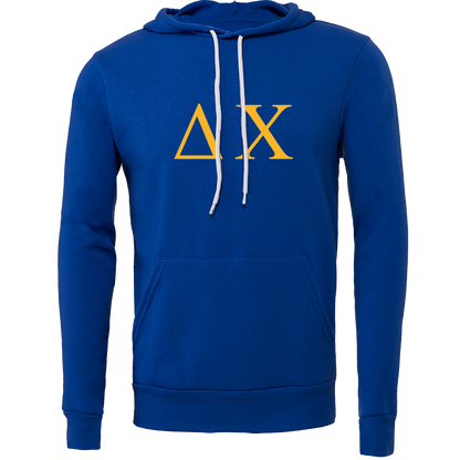 Delta Chi Lettered Hooded Sweatshirts