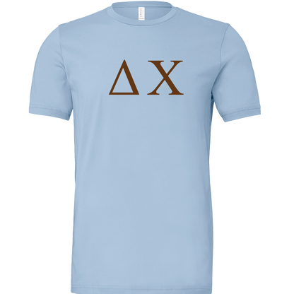 Delta Chi Lettered Short Sleeve T-Shirts