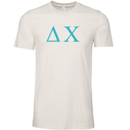 Delta Chi Lettered Short Sleeve T-Shirts