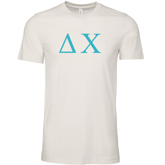 Delta Chi Lettered Short Sleeve T-Shirts