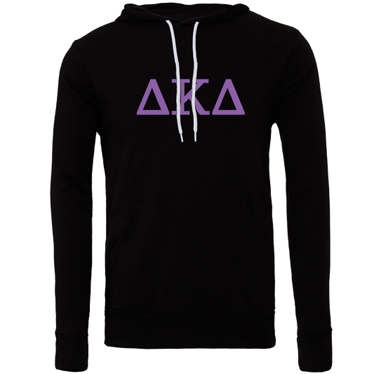 Delta Kappa Delta Embroidered Lettered Hooded Sweatshirts