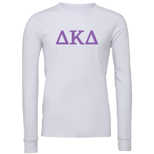 Delta Kappa Delta Lettered Long Sleeve T-Shirts