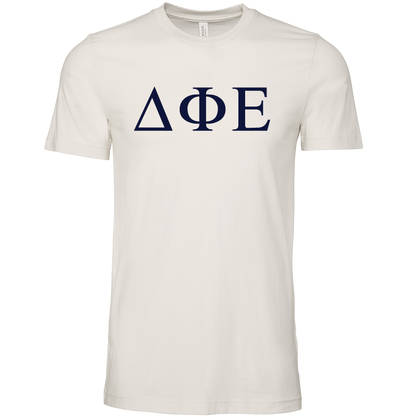 Delta Phi Epsilon Lettered Short Sleeve T-Shirts