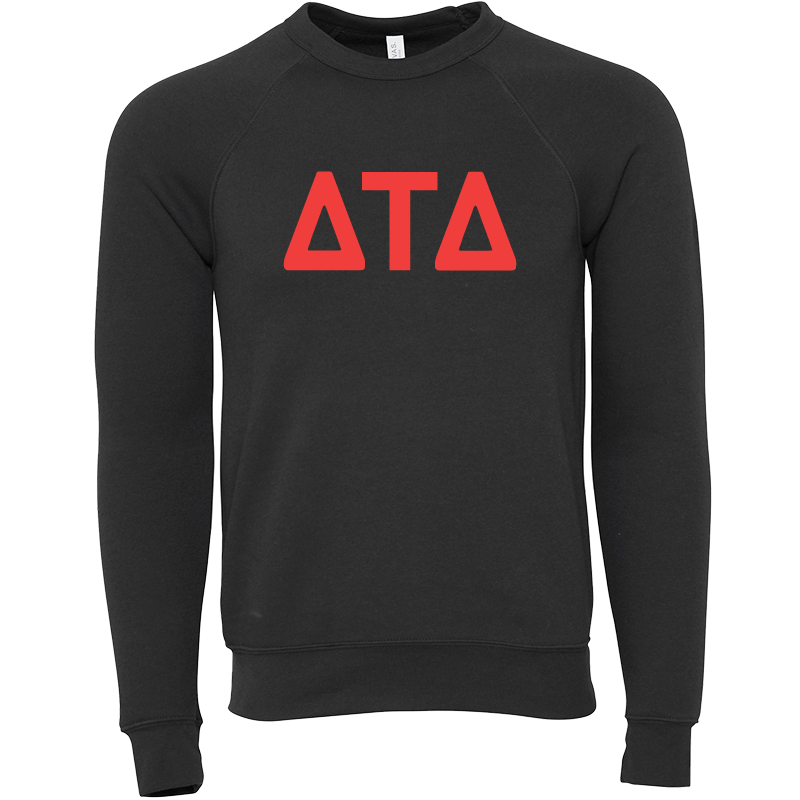 Delta Tau Delta Lettered Crewneck Sweatshirts