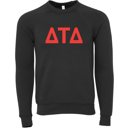 Delta Tau Delta Lettered Crewneck Sweatshirts