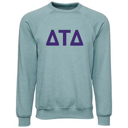 Delta Tau Delta Lettered Crewneck Sweatshirts