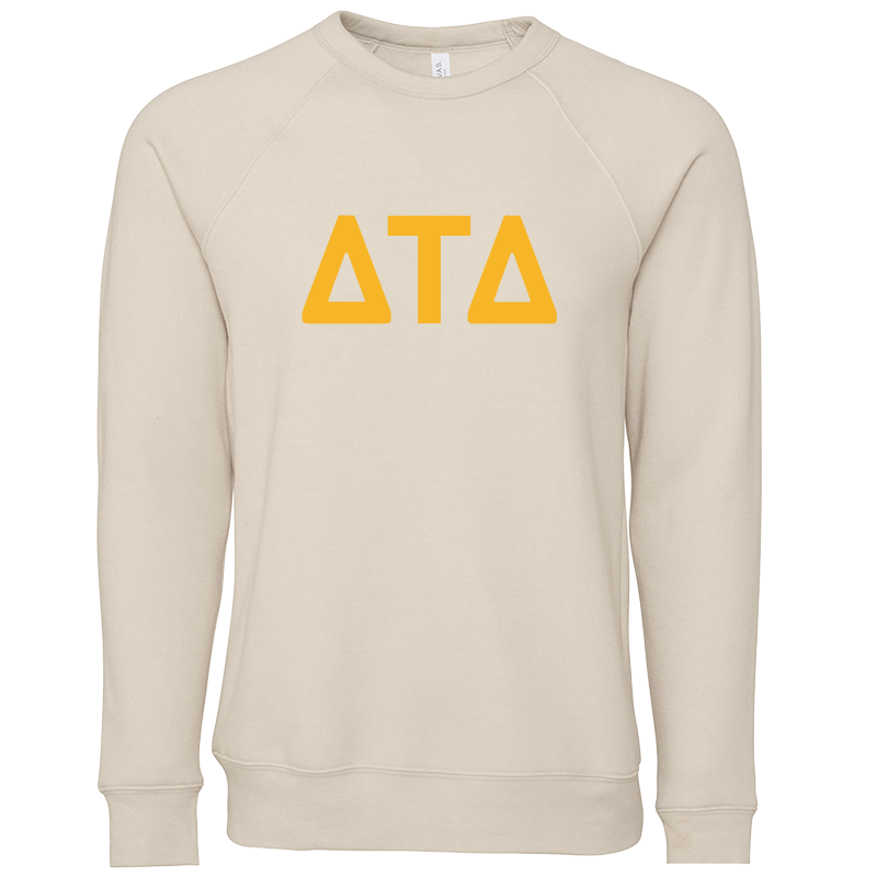 Delta Tau Delta Lettered Crewneck Sweatshirts