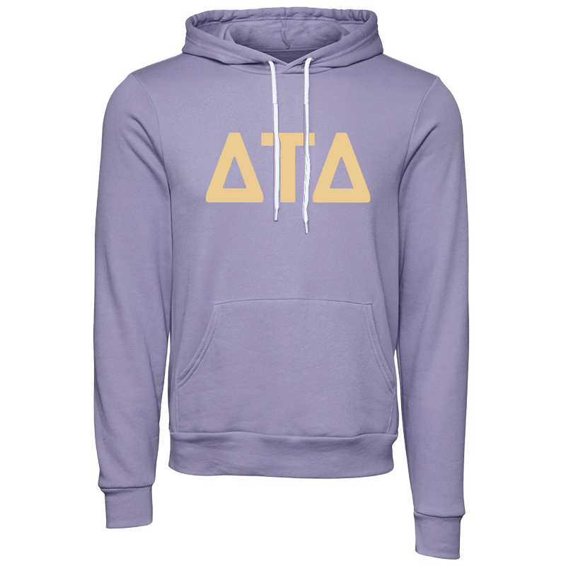 Delta Tau Delta Lettered Hooded Sweatshirts