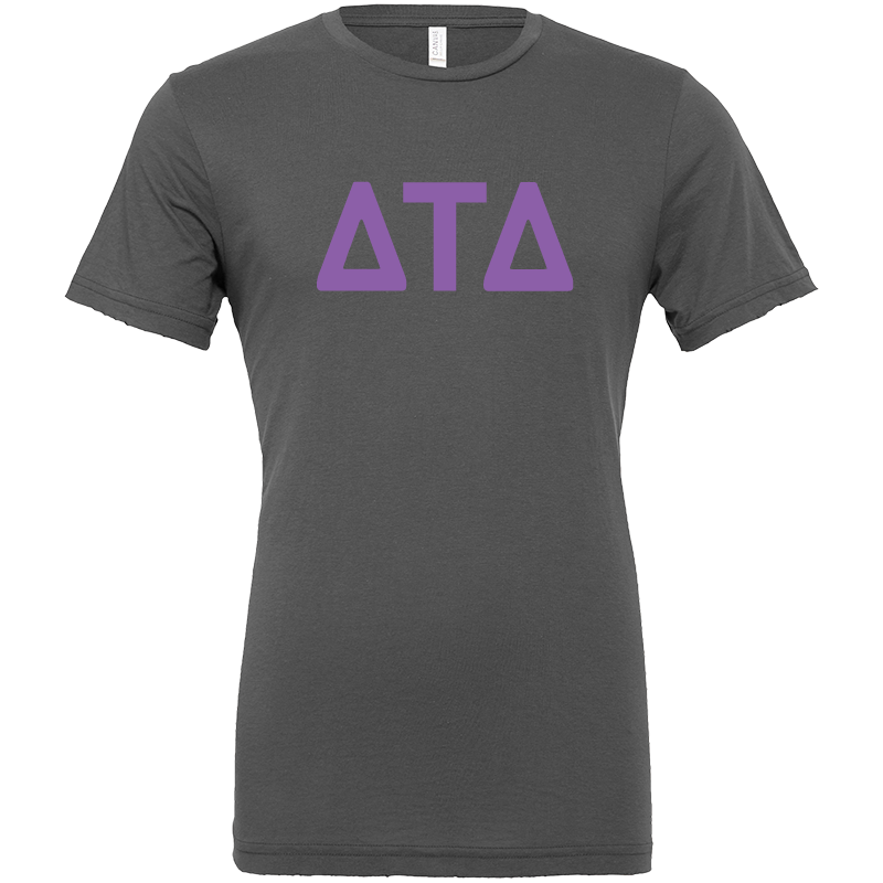 Delta Tau Delta Lettered Short Sleeve T-Shirts