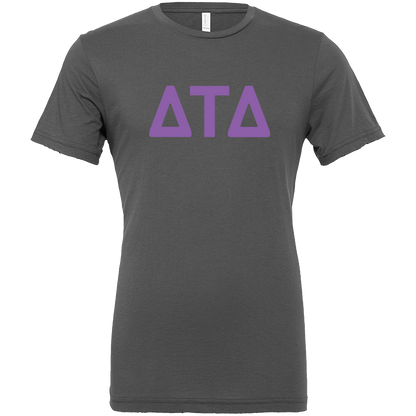 Delta Tau Delta Lettered Short Sleeve T-Shirts