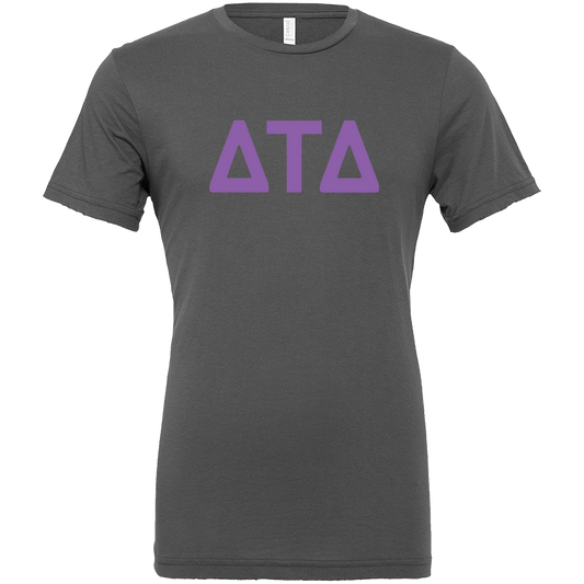 Delta Tau Delta Lettered Short Sleeve T-Shirts