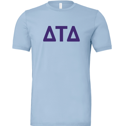 Delta Tau Delta Lettered Short Sleeve T-Shirts