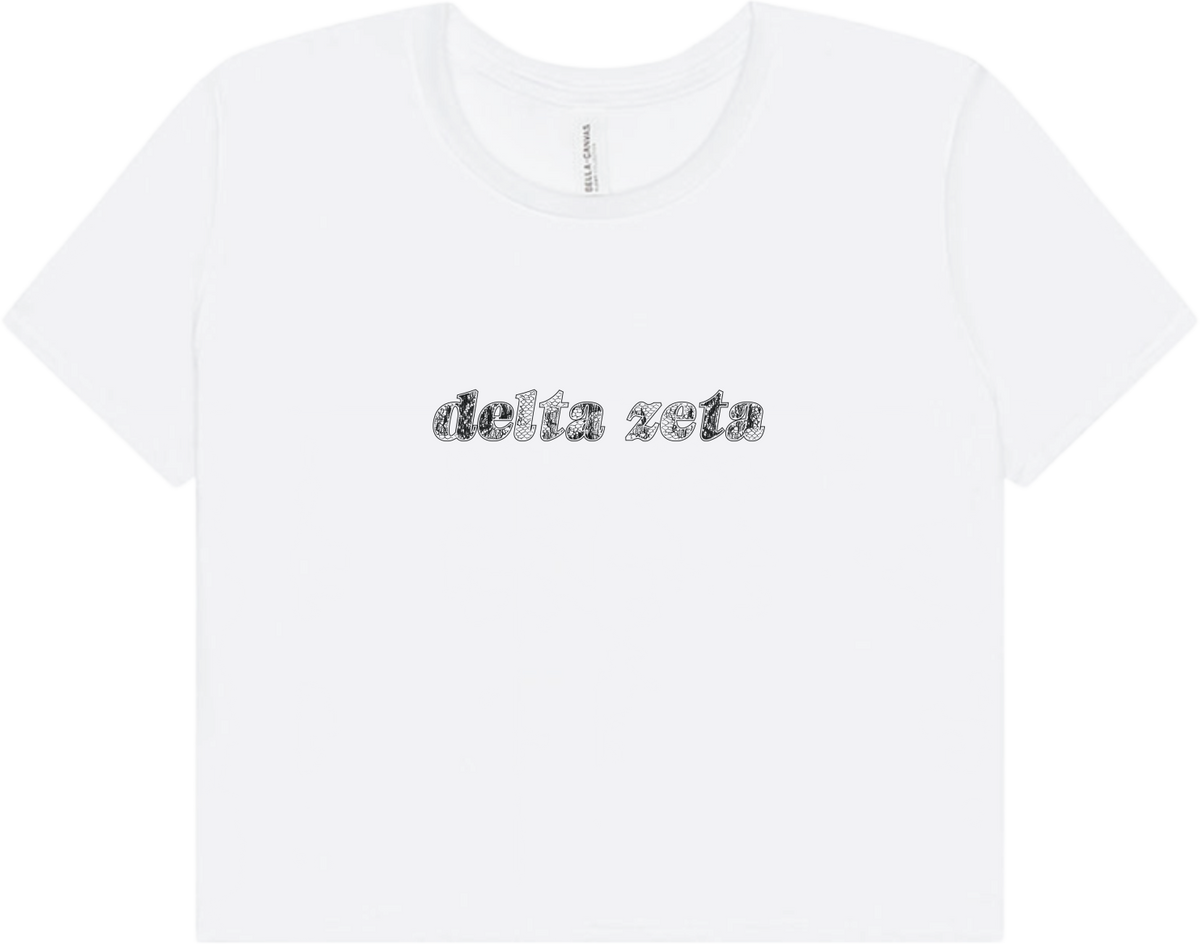 Delta Zeta white tee