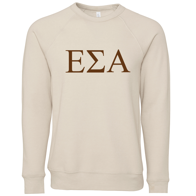 Epsilon Sigma Alpha Lettered Crewneck Sweatshirts