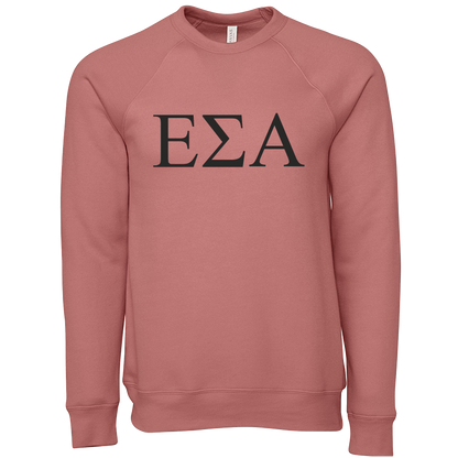 Epsilon Sigma Alpha Lettered Crewneck Sweatshirts