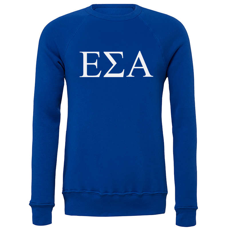 Epsilon Sigma Alpha Lettered Crewneck Sweatshirts