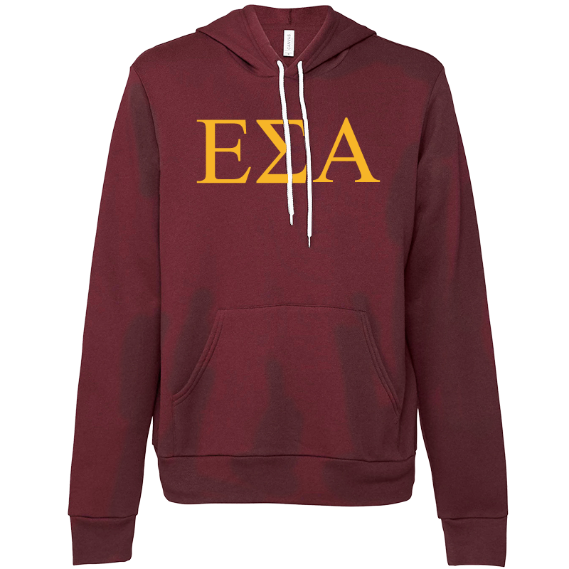 Epsilon Sigma Alpha Lettered Hooded Sweatshirts