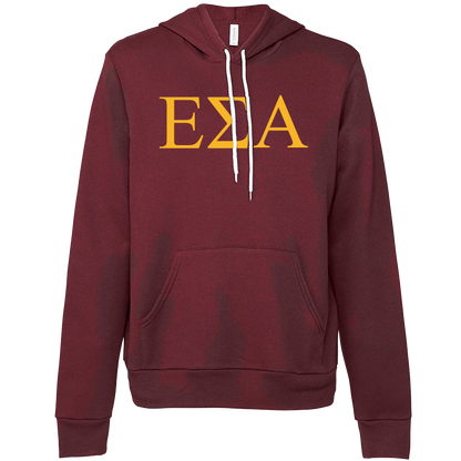 Epsilon Sigma Alpha Lettered Hooded Sweatshirts