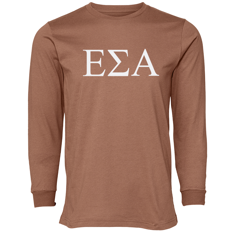 Epsilon Sigma Alpha Lettered Long Sleeve T-Shirts