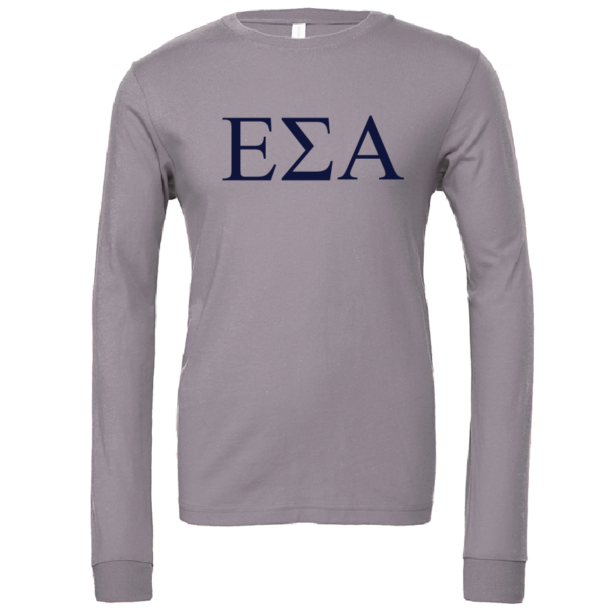 Epsilon Sigma Alpha Lettered Long Sleeve T-Shirts