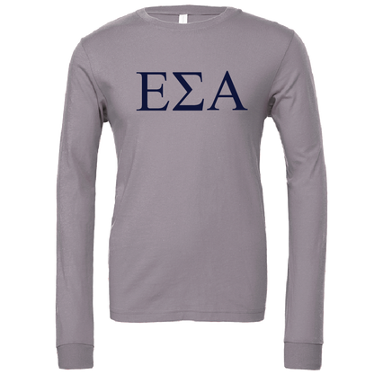 Epsilon Sigma Alpha Lettered Long Sleeve T-Shirts