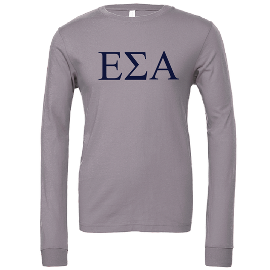 Epsilon Sigma Alpha Lettered Long Sleeve T-Shirts