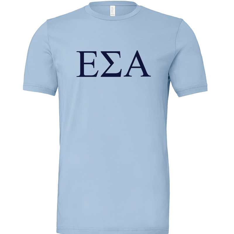 Epsilon Sigma Alpha Lettered Short Sleeve T-Shirts