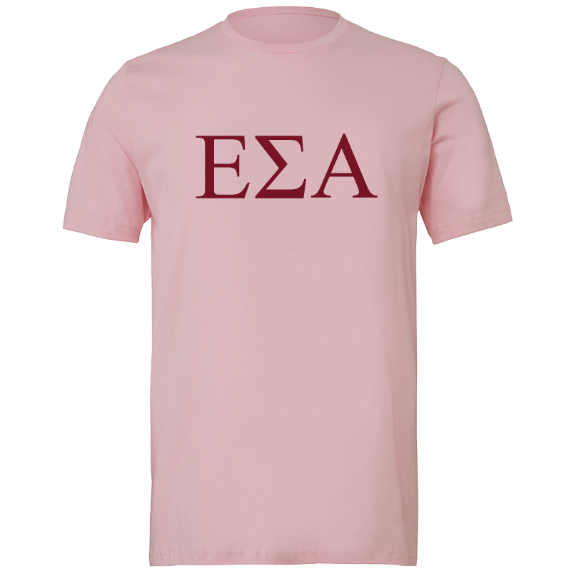 Epsilon Sigma Alpha Lettered Short Sleeve T-Shirts