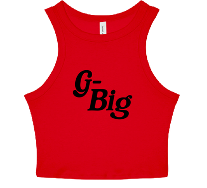 Big/Little Spangled Cropped Tank Tops