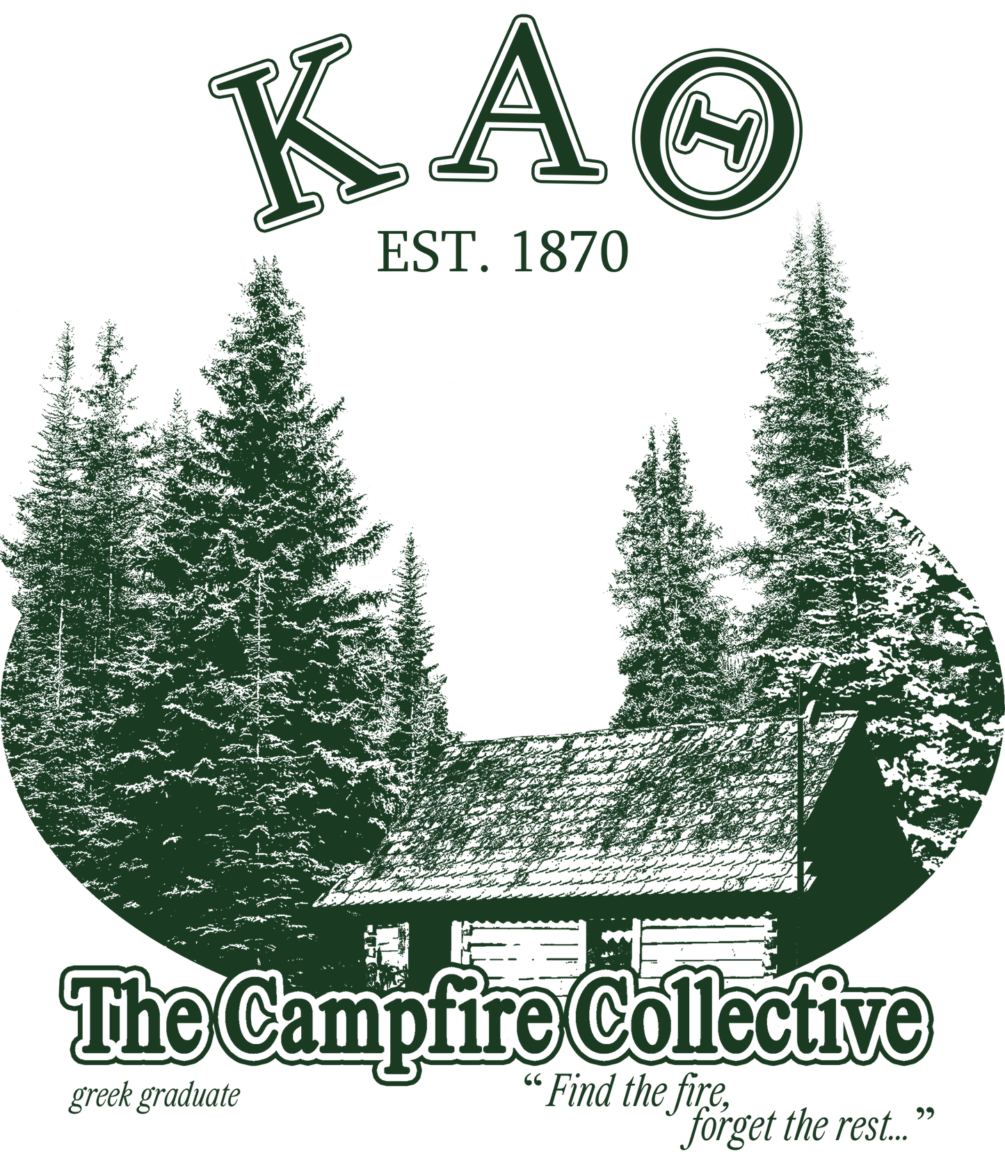 Kappa Alpha Theta Forest Graphic T-Shirt