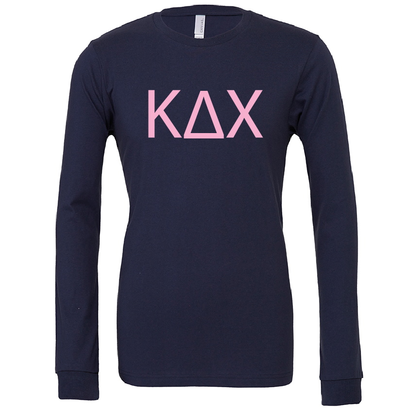 Kappa Delta Chi Lettered Long Sleeve T-Shirts