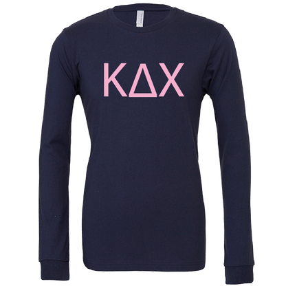 Kappa Delta Chi Lettered Long Sleeve T-Shirts