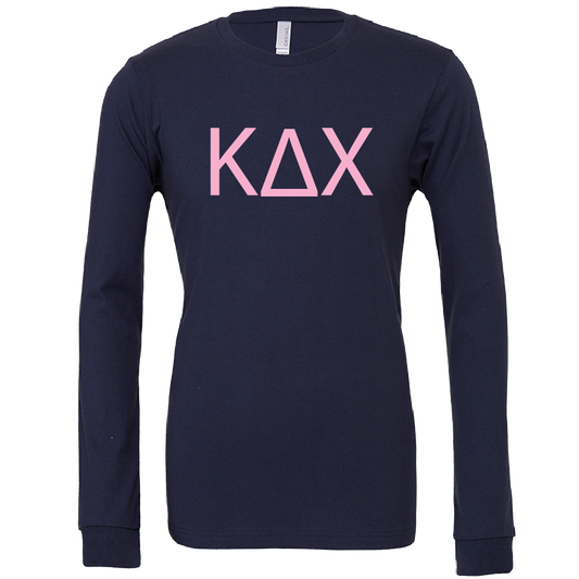 Kappa Delta Chi Lettered Long Sleeve T-Shirts