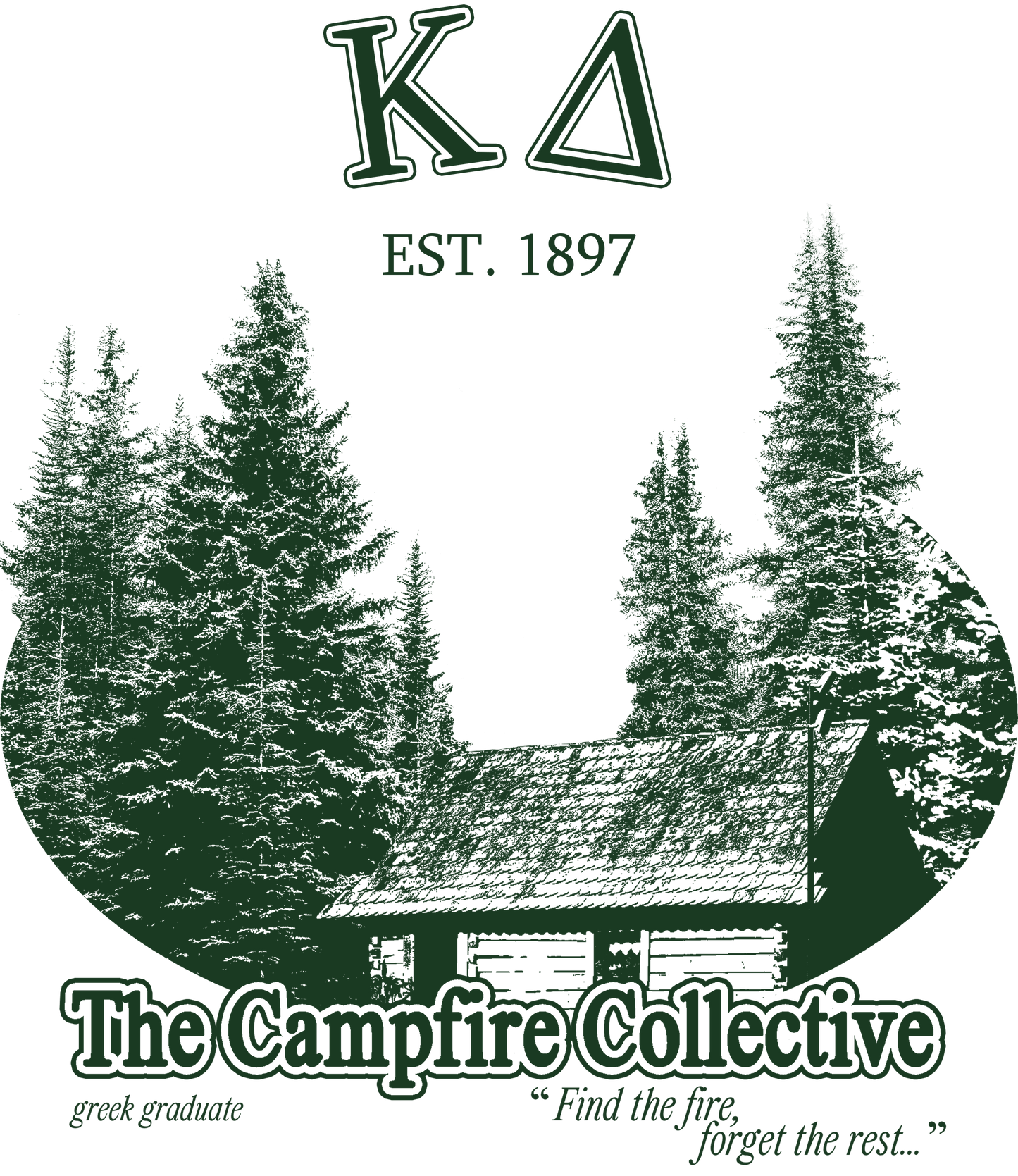 Kappa Delta Forest Graphic T-Shirt