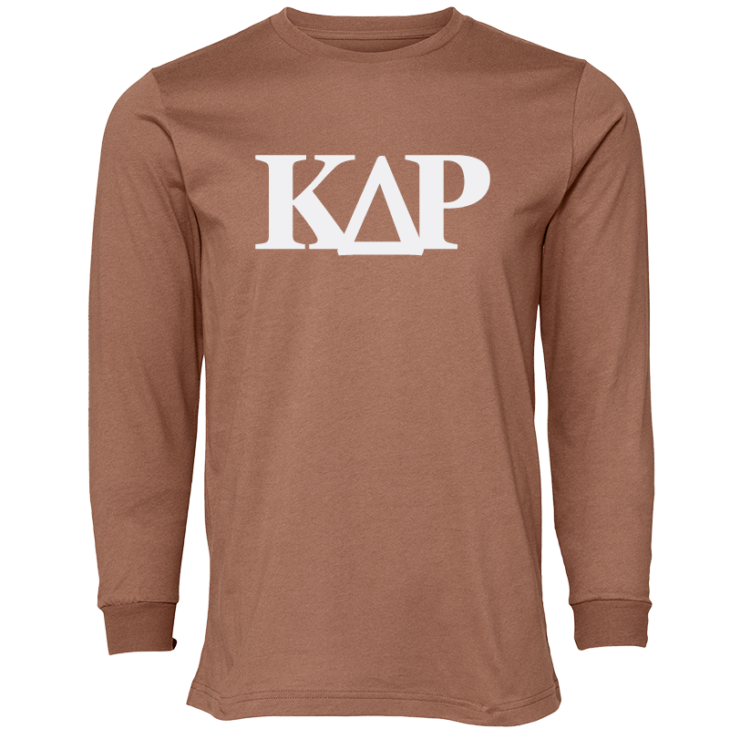 Kappa Delta Rho Lettered Long Sleeve T-Shirts