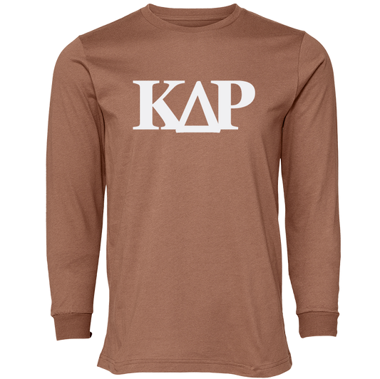 Kappa Delta Rho Lettered Long Sleeve T-Shirts