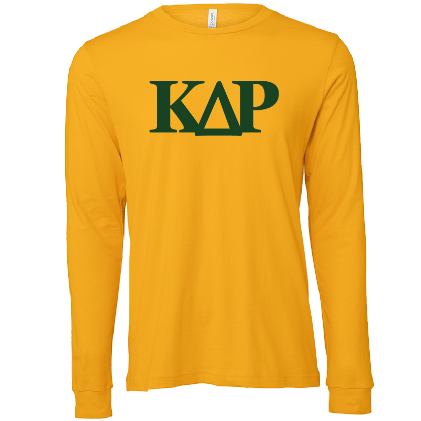 Kappa Delta Rho Lettered Long Sleeve T-Shirts