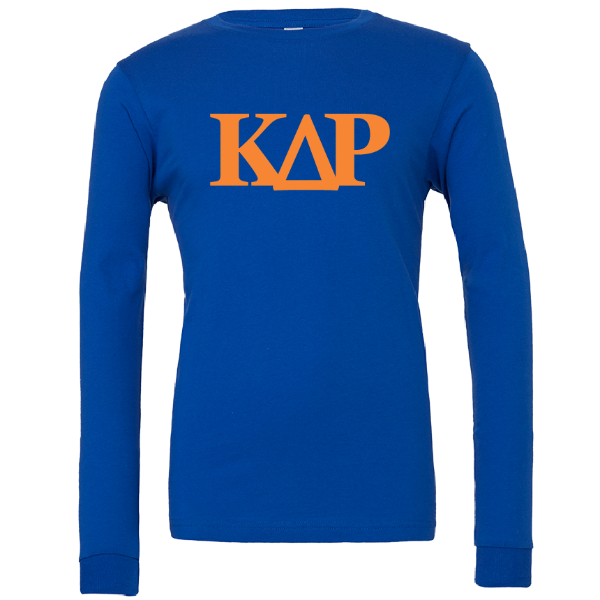 Kappa Delta Rho Lettered Long Sleeve T-Shirts