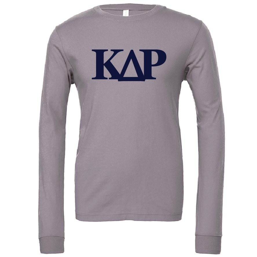 Kappa Delta Rho Lettered Long Sleeve T-Shirts