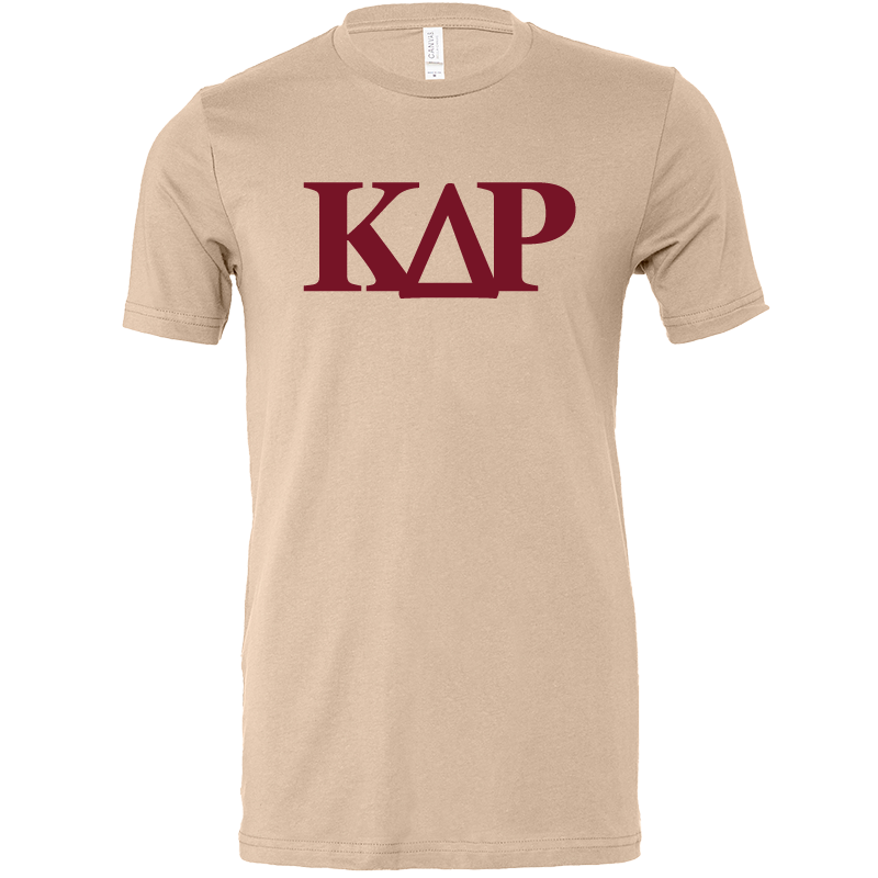 Kappa Delta Rho Lettered Short Sleeve T-Shirts