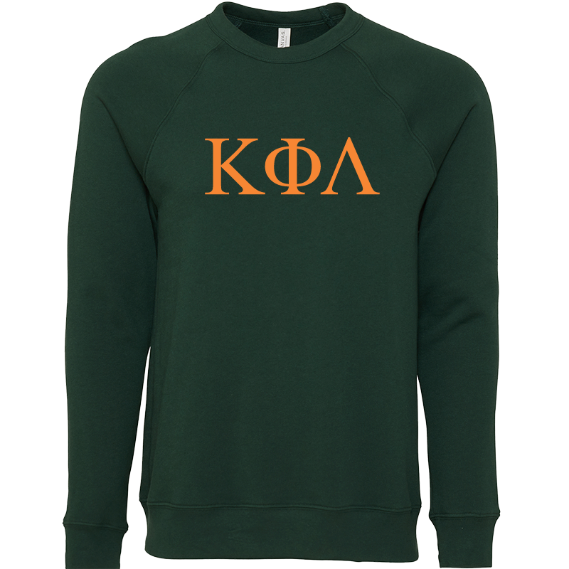 Kappa Phi Lambda Lettered Crewneck Sweatshirts