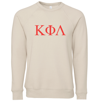 Kappa Phi Lambda Lettered Crewneck Sweatshirts