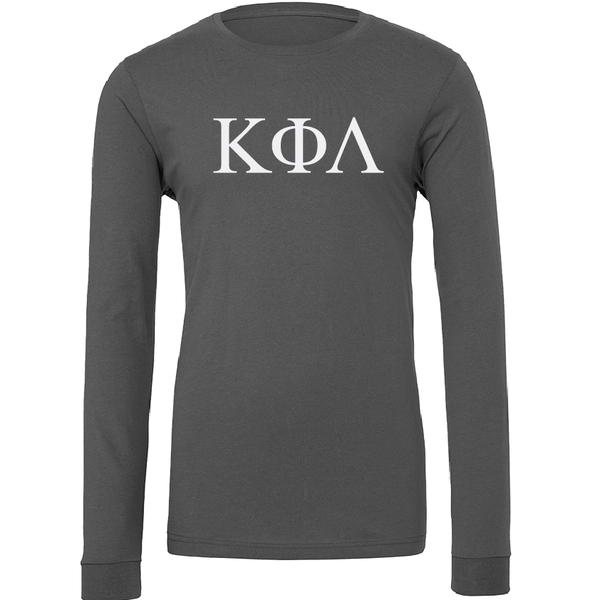 Kappa Phi Lambda Lettered Long Sleeve T-Shirts