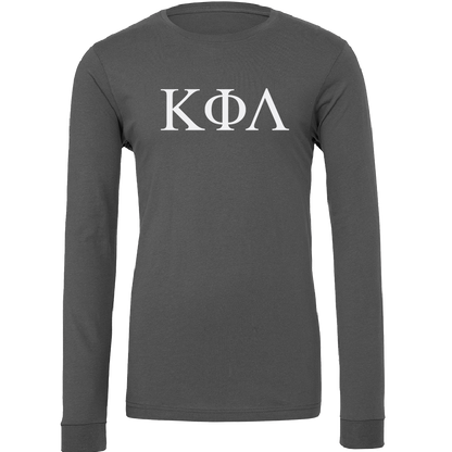 Kappa Phi Lambda Lettered Long Sleeve T-Shirts