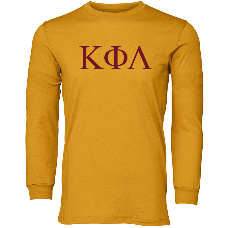 Kappa Phi Lambda Lettered Long Sleeve T-Shirts