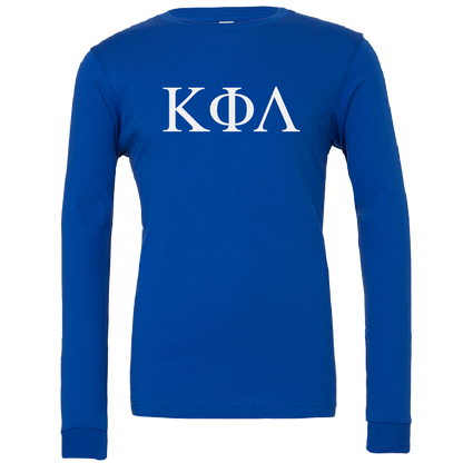 Kappa Phi Lambda Lettered Long Sleeve T-Shirts