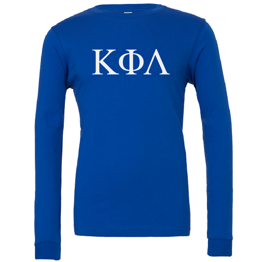 Kappa Phi Lambda Lettered Long Sleeve T-Shirts