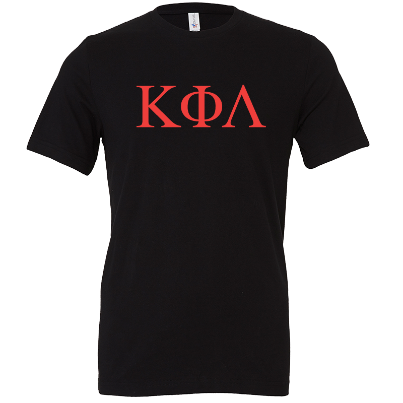 Kappa Phi Lambda Lettered Short Sleeve T-Shirts